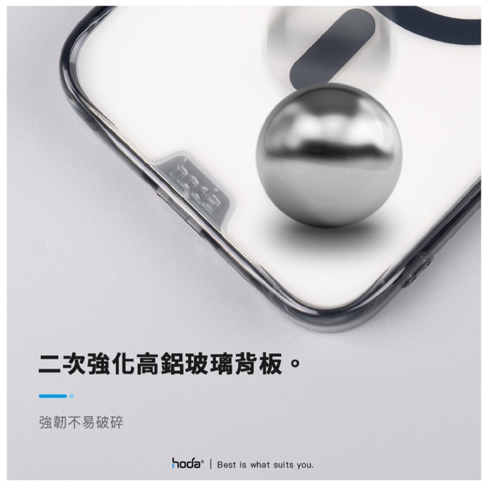 Hoda 三麗鷗 晶石 玻璃 背蓋 透明 MagSafe 手機殼 保護殼 iPhone 15 Plus Pro Max-細節圖3
