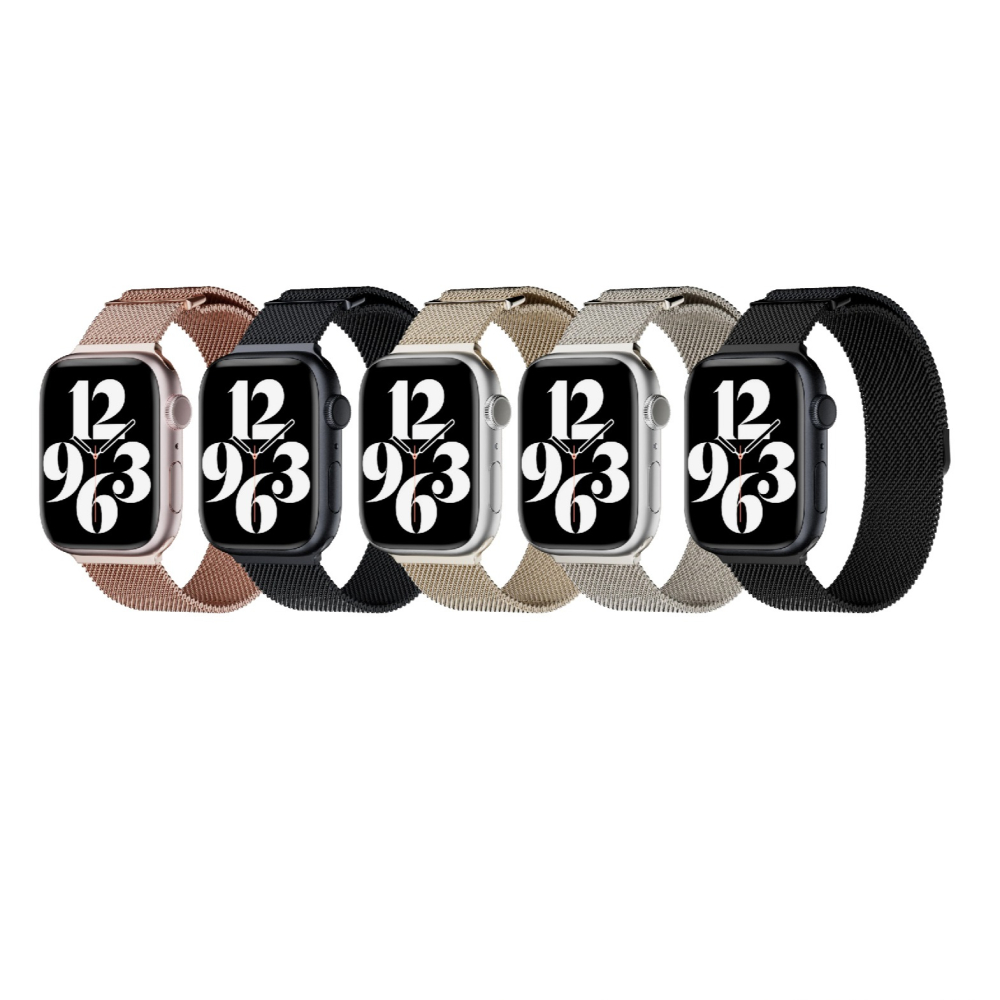 MAGEASY 不鏽鋼 磁扣 錶環 適 Apple Watch  38 40 41 42 44 45 49 mm-細節圖2