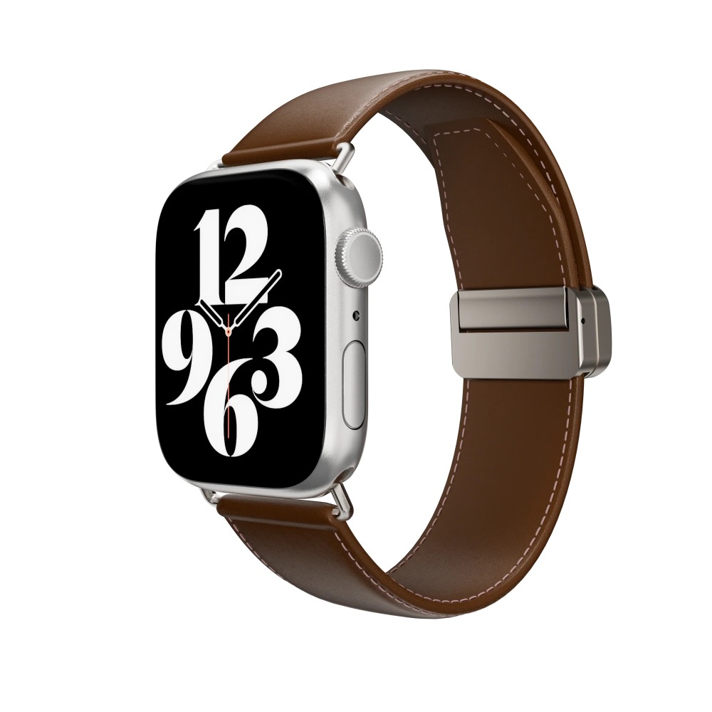 SwitchEasy 磁吸 真皮 錶帶 適 Apple Watch 38 40 41 42 44 45 49mm-規格圖6