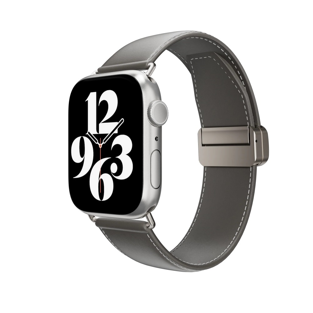 SwitchEasy 磁吸 真皮 錶帶 適 Apple Watch 38 40 41 42 44 45 49mm-規格圖6