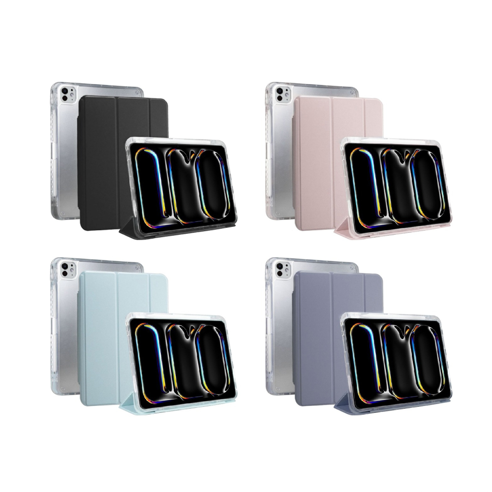 DAPAD 兩用 可拆式 平板保護殼 透明保護殼 適  2024 iPad Air Pro 11 13 吋-細節圖2