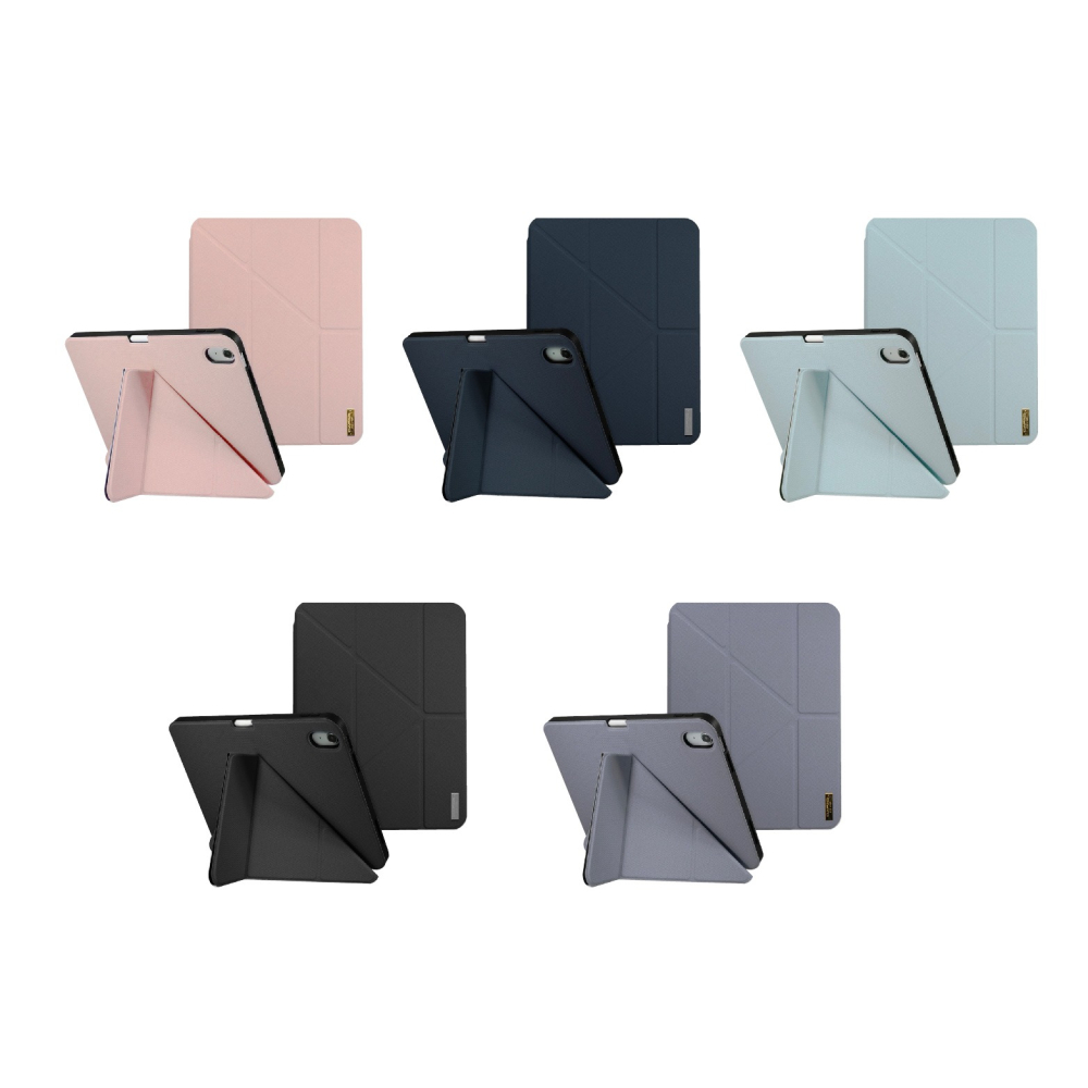 DAPAD 雙折 多功能 帶筆槽 平板套 保護套 適 2024 iPad Air Pro 11 13吋-細節圖2