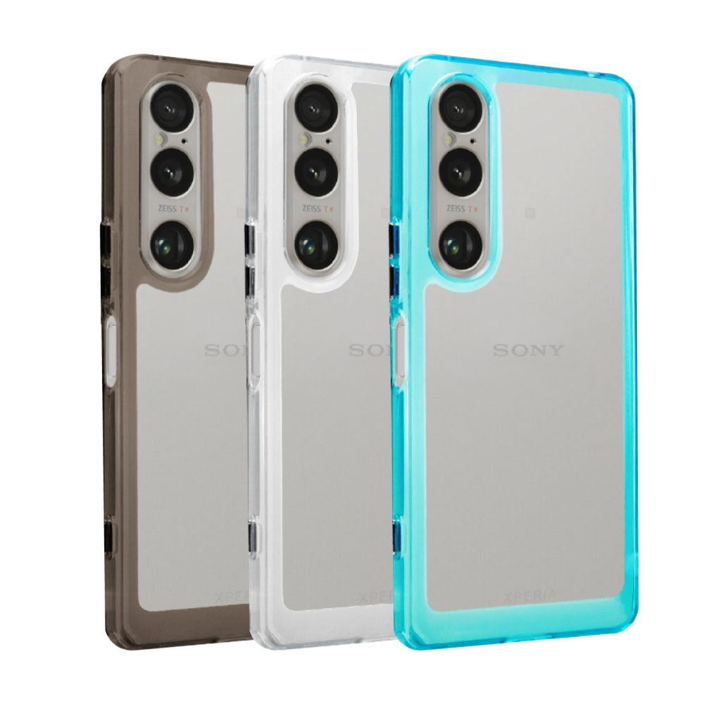 DAPAD 晶亮 雙料 亮彩 手機 保護殼 透明殼 防摔殼 適 SONY XPERIA10 VI XPERIA1 VI-細節圖2