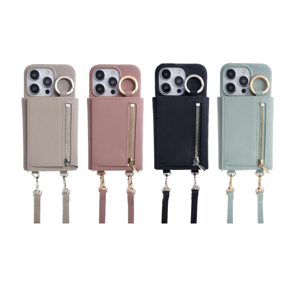 puregear 皮革 錢包 掛繩 揹繩 手機殼 適 iPhone 12 13 14 15-細節圖2