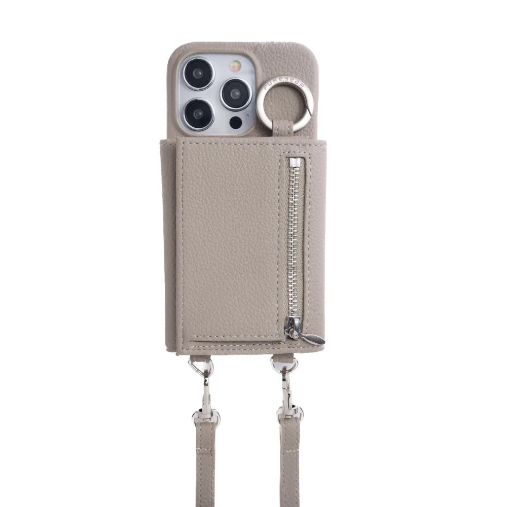 puregear 皮革 錢包 掛繩 揹繩 手機殼 適 iPhone 12 13 14 15-規格圖10