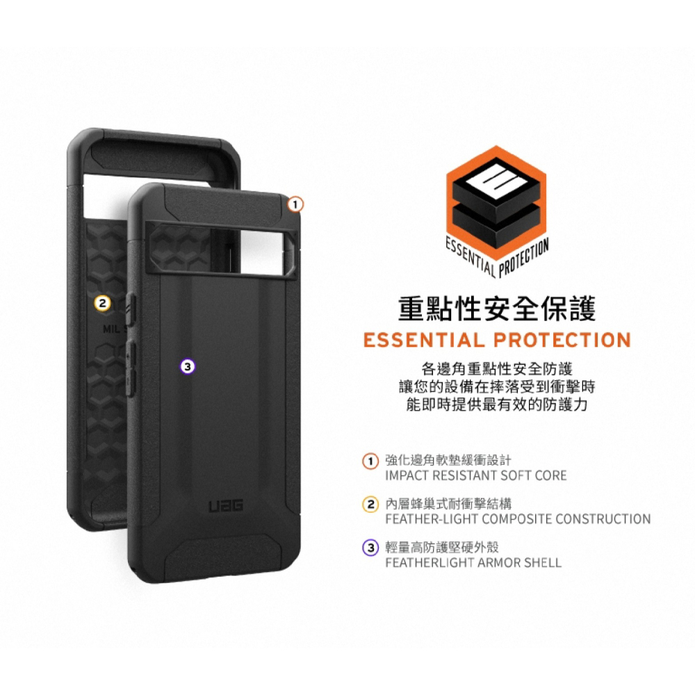 UAG 耐衝擊 美國軍規 保護殼 手機殼 防摔殼 適 Google Pixel 8a-細節圖5