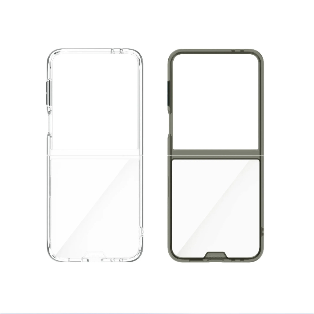 hoda 晶石玻璃 透明 透黑 軍規 透明殼 防摔殼 保護殼 手機殼 適 Samsung Z Flip6 Flip 6-細節圖2