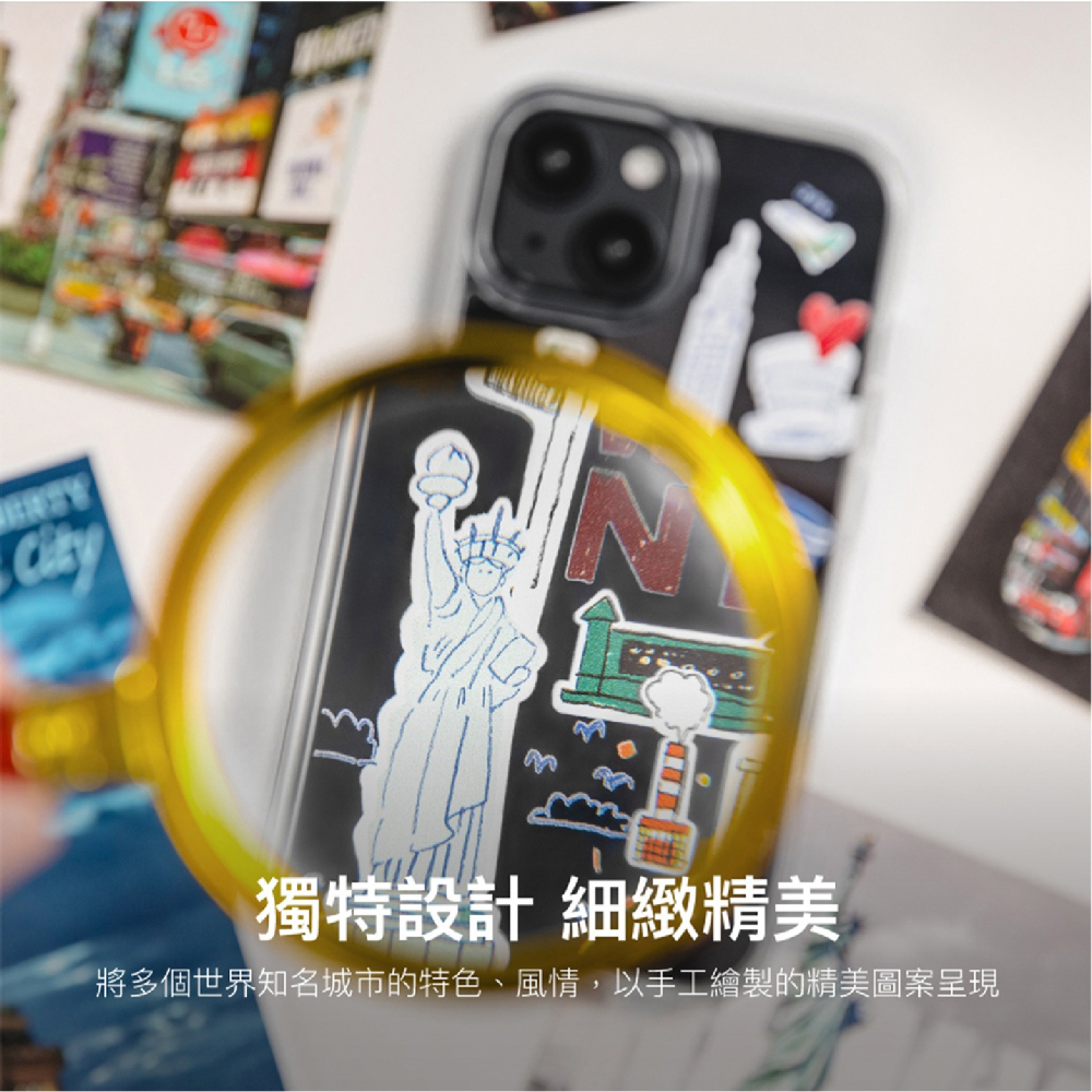 SwitchEasy 魚骨牌 城市系列 防摔殼 手機殼 保護殼 適 iPhone 15 Plus Pro Max-細節圖3