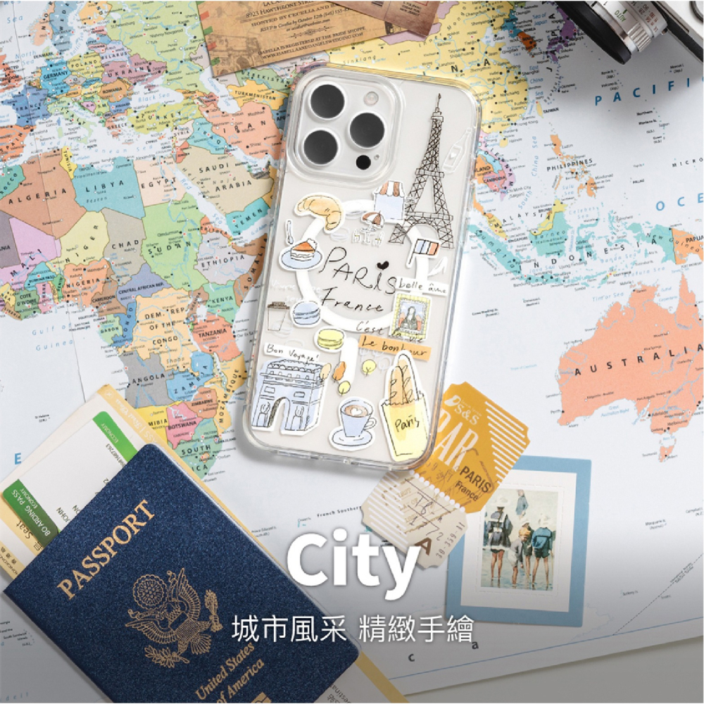 SwitchEasy 魚骨牌 城市系列 防摔殼 手機殼 保護殼 適 iPhone 15 Plus Pro Max-細節圖6