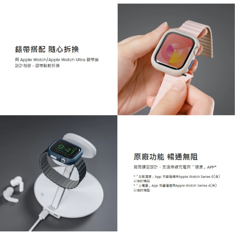 Switcheasy 手錶 保護殼 Apple Watch 9 8 7 6 5 4 SE Ultra 1 & 2-細節圖5