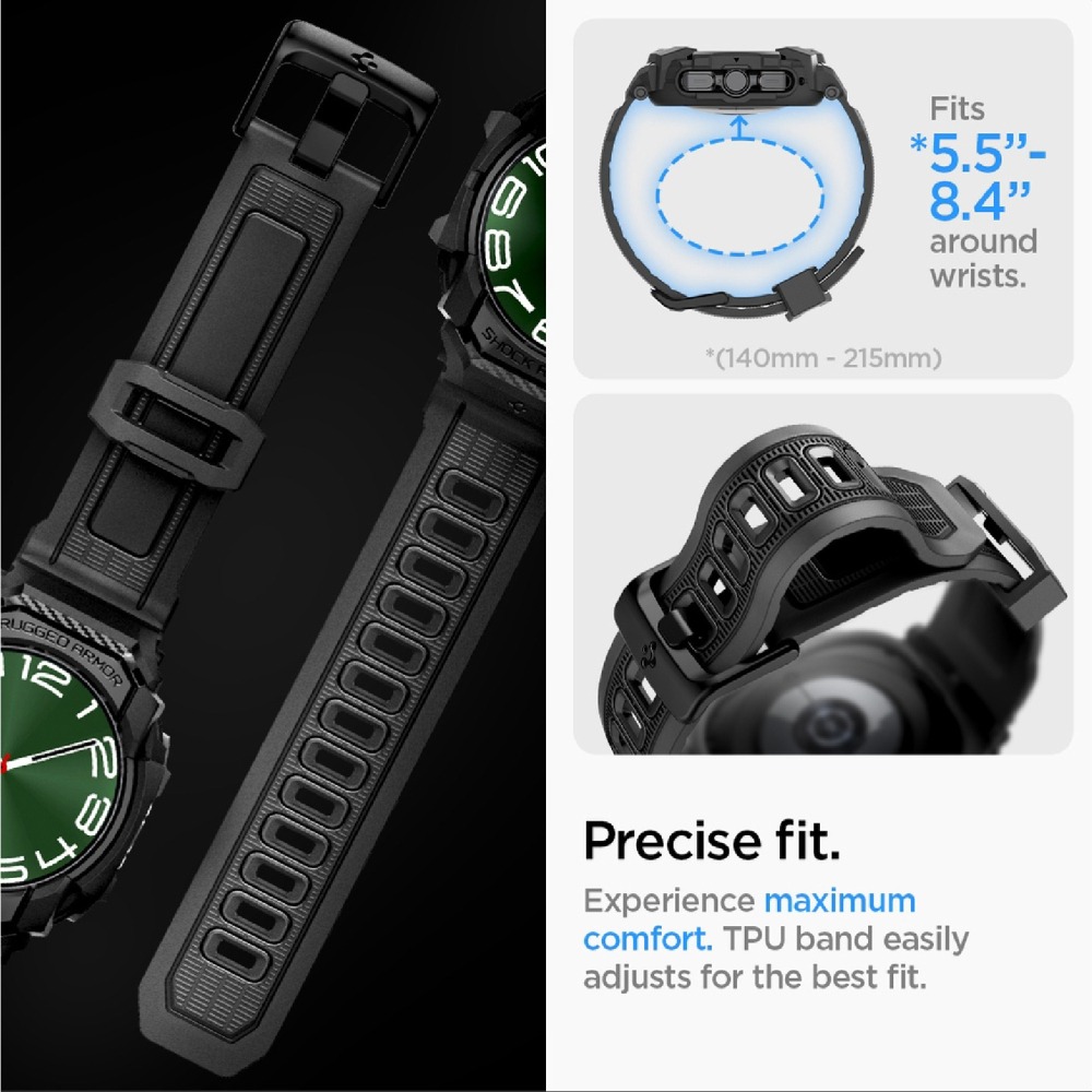 Spigen SGP Rugged Armor Pro 錶帶 防摔殼 保護殼 Galaxy Watch Ultra 7-細節圖5