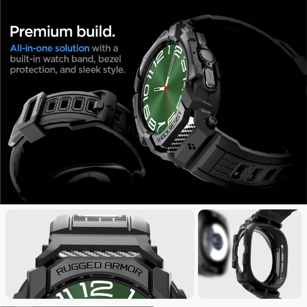 Spigen SGP Rugged Armor Pro 錶帶 防摔殼 保護殼 Galaxy Watch Ultra 7-細節圖7