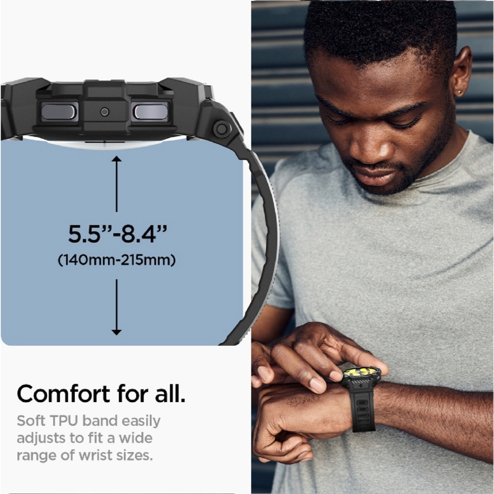 Spigen SGP Rugged Armor Pro 錶帶 防摔殼 保護殼 Galaxy Watch Ultra 7-細節圖9