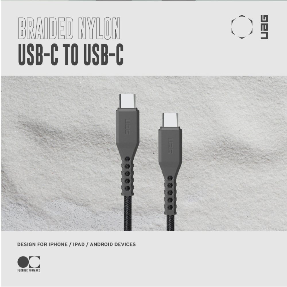 UAG USB C to C 超耐折 充電線 傳輸線 快充線 適 iPhone 16 15 14-細節圖4
