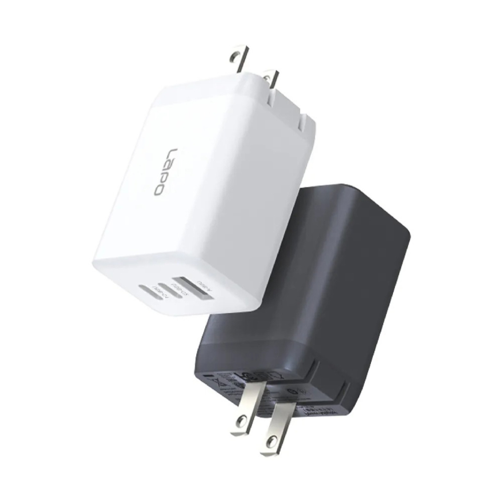 LaPO GaN 氮化鎵 65W 快充 三孔 折角  充電器 電源供應器 iphone 14 15 13-細節圖2