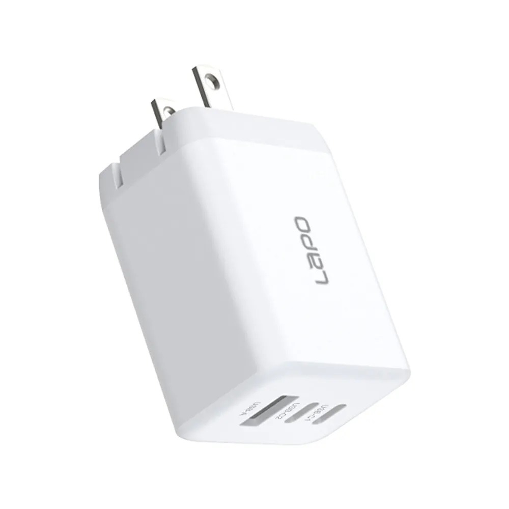 LaPO GaN 氮化鎵 65W 快充 三孔 折角  充電器 電源供應器 iphone 14 15 13-規格圖10