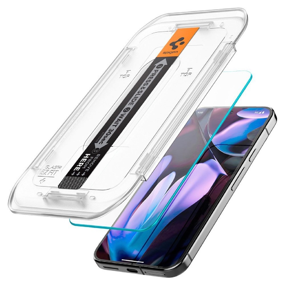 Spigen SGP Glas.Fit 9H 玻璃貼 含快貼板 2入 Google Pixel 9 Pro XL-細節圖4