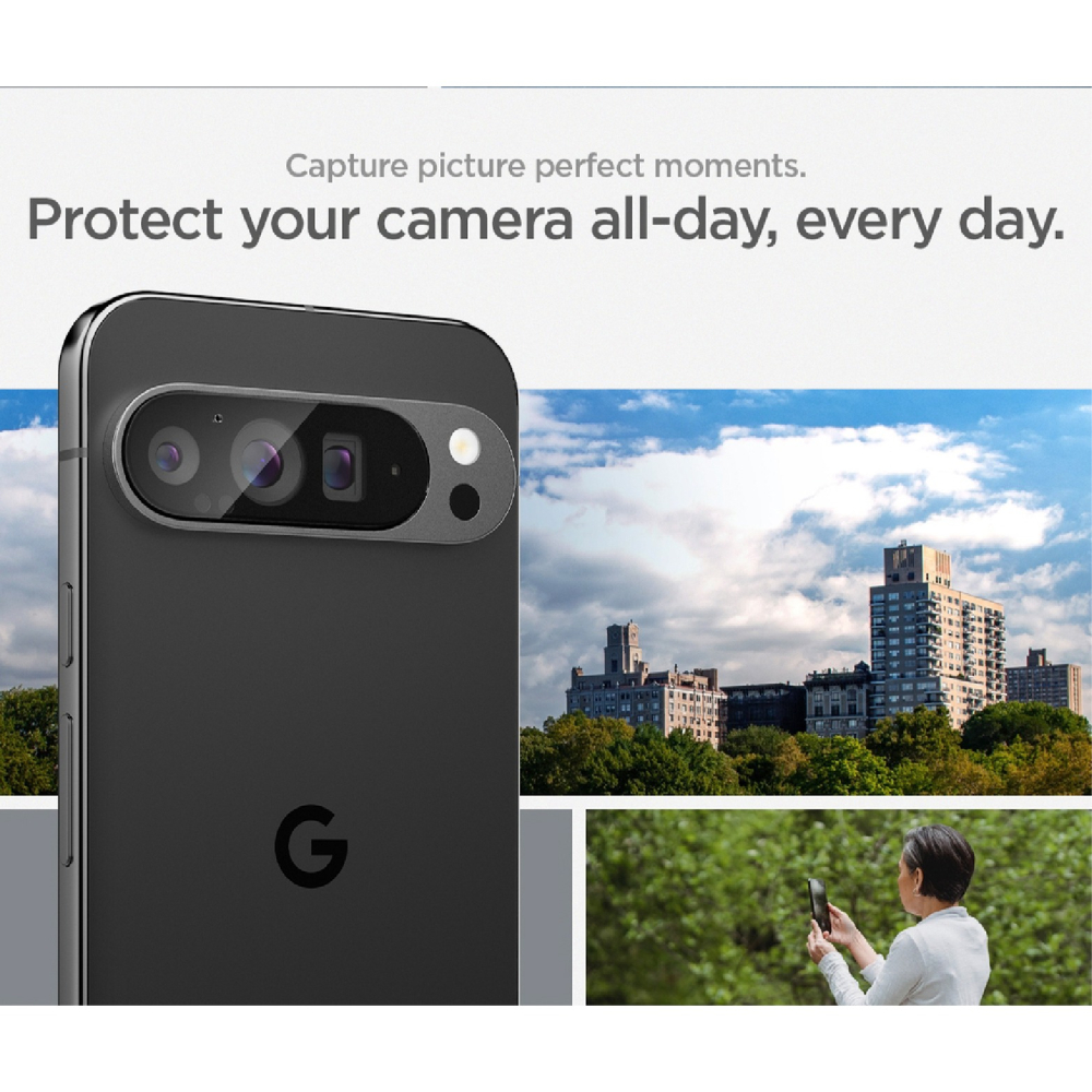 Spigen SGP Glas.tR EZ Fit 鏡頭貼 2入 含快貼板 Google Pixel 9 Pro XL-細節圖6