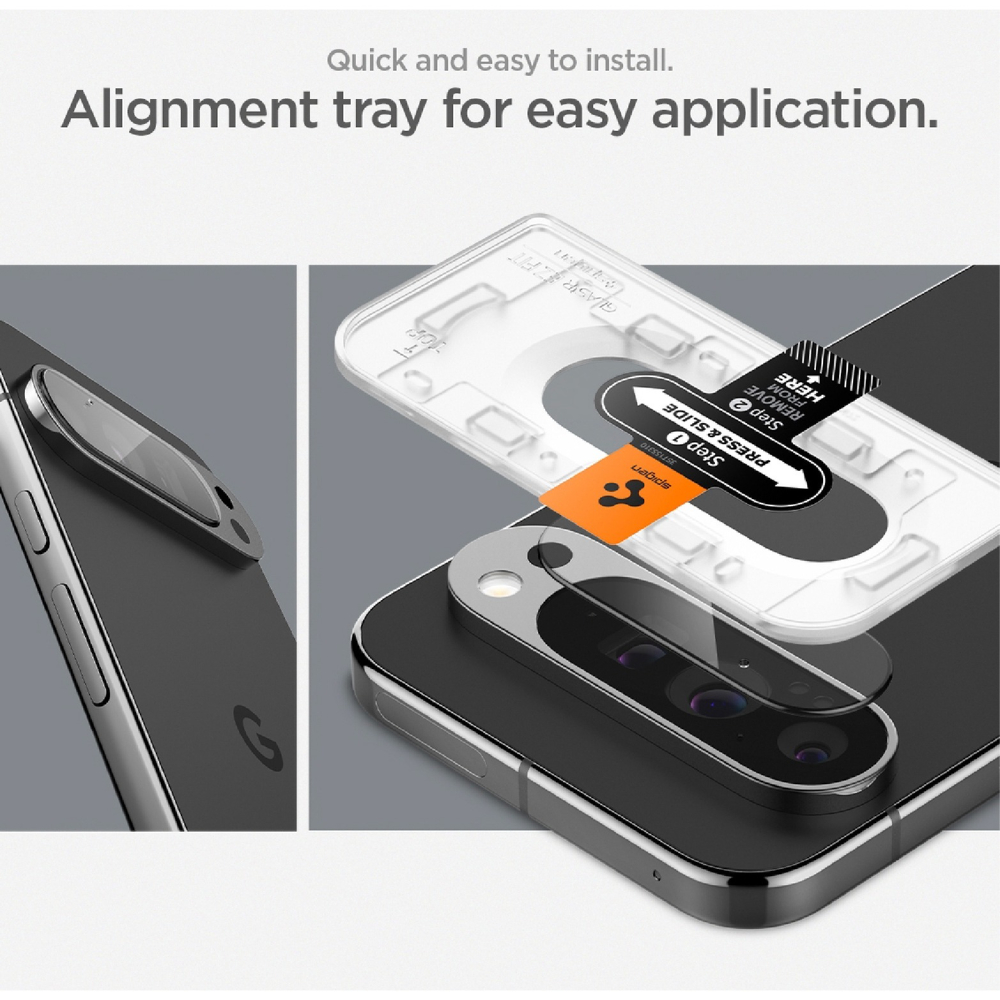 Spigen SGP Glas.tR EZ Fit 鏡頭貼 2入 含快貼板 Google Pixel 9 Pro XL-細節圖8