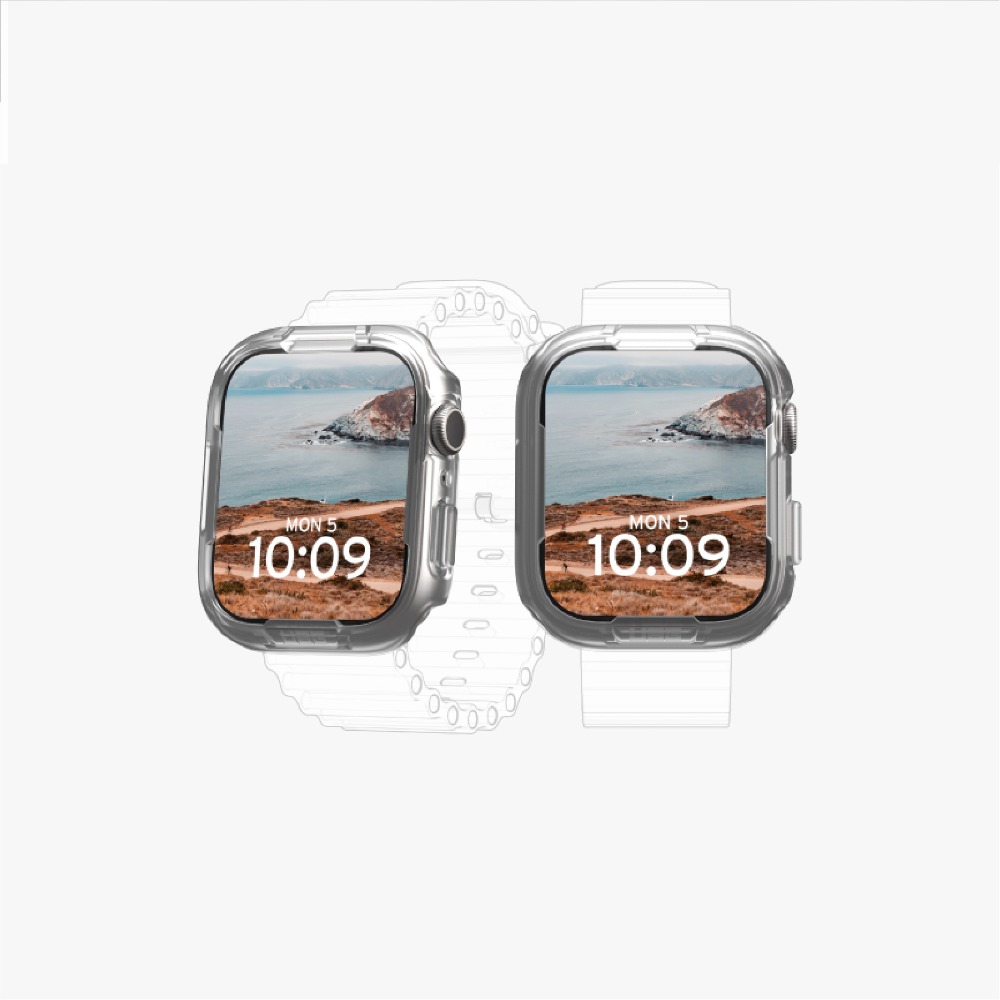 UAG V2 耐衝擊 透明殼 保護殼 防摔殼 適 Apple Watch 45 mm 45mm-規格圖10