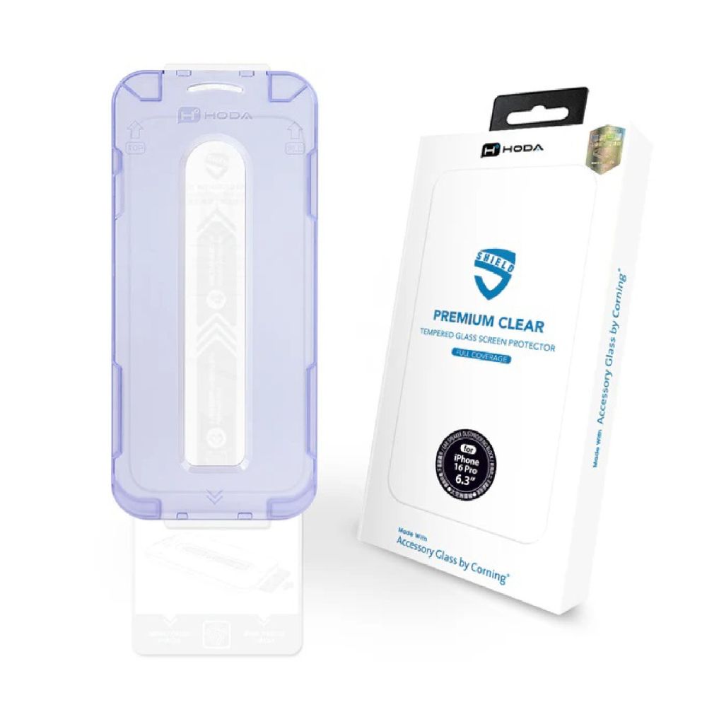 HODA 美國 康寧 9H 玻璃貼 保護貼 太空艙 適 iPhone 16 Plus Pro Max-細節圖2