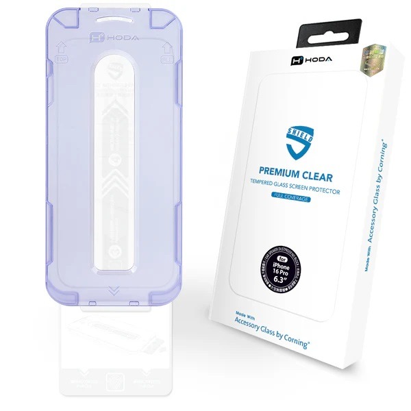 HODA 美國 康寧 9H 玻璃貼 保護貼 太空艙 適 iPhone 16 Plus Pro Max-規格圖8