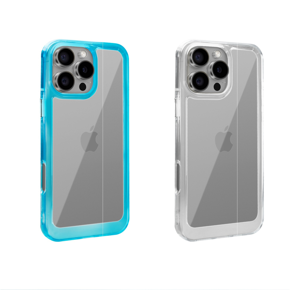 DAPAD 晶亮 雙料 透明 亮彩 手機殼 保護殼 適 iPhone 16 Plus Pro Max-細節圖2