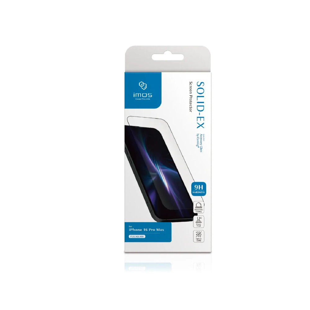 iMos 9H 2.5D 極細黑邊 康寧 玻璃貼 保護貼 螢幕貼 適用 iPhone 16 Plus Pro Max-規格圖10