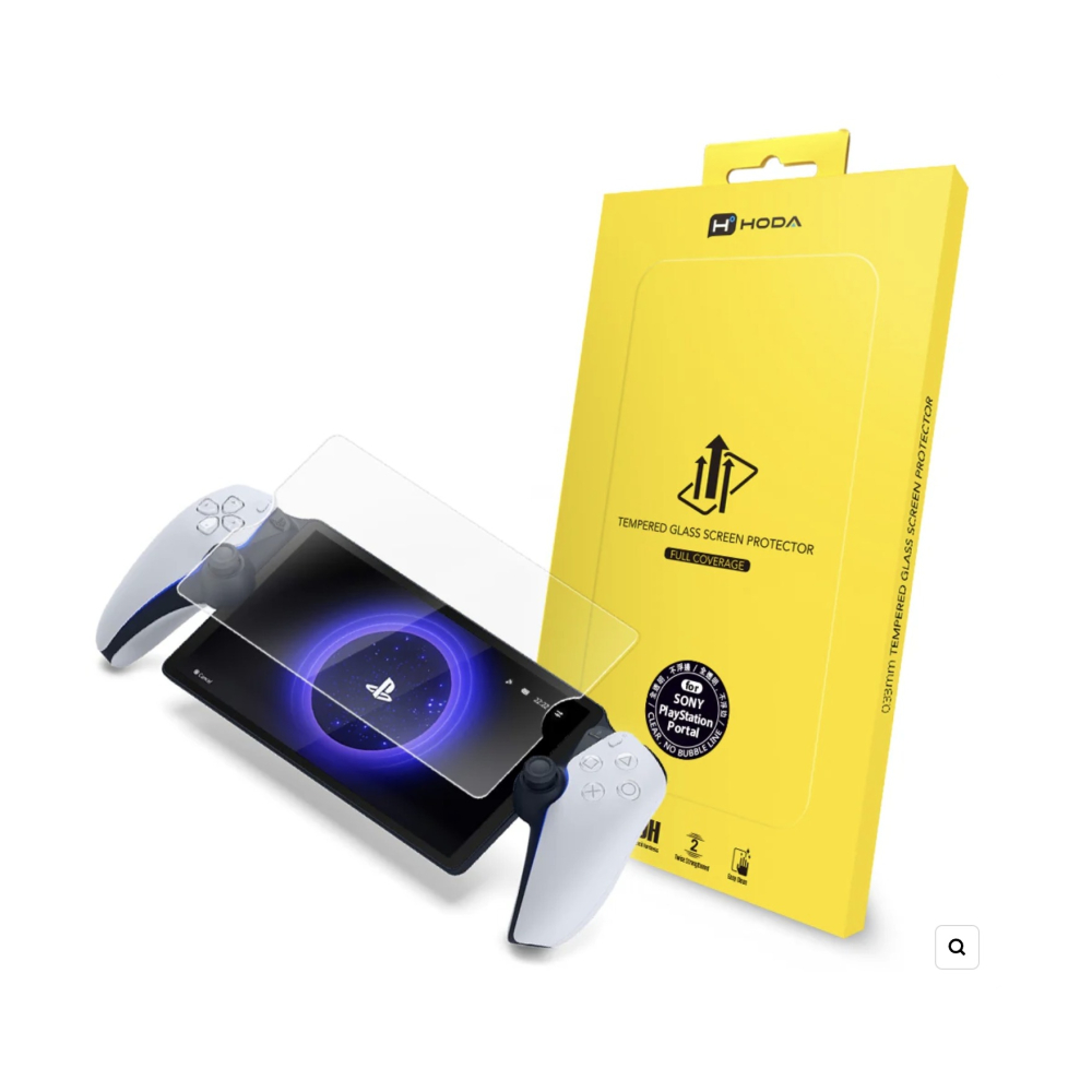 HODA 9H 亮面 2.5d 保護貼 9h 螢幕貼 玻璃貼 遊戲機 適 SONY PLAYSTATION PORTAL-細節圖2