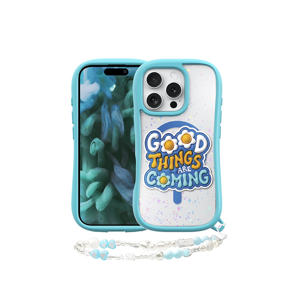 LAUT 磁吸手繩 炫彩藍