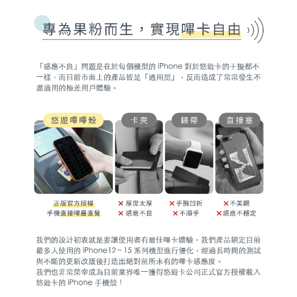 ABSOLUTE  LINKASE 嗶嗶殼 真皮版 內建 悠遊卡 手機殼 iPhone 16 Plus Pro Max-細節圖7