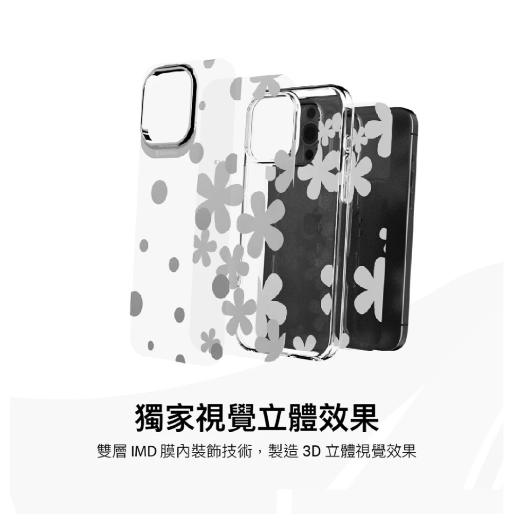 SwitchEasy 花卉 立體 彩繪 MagSafe 手機殼 iPhone 16 15 Plus Pro Max-細節圖3