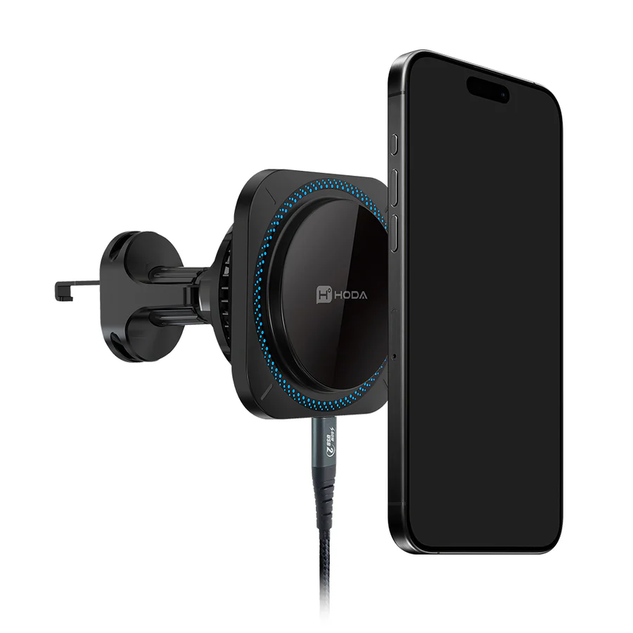 HODA 製冷款 車用 出風口 磁吸 MagSafe 充電式 手機架 iPhone 16 15 14 13-規格圖10
