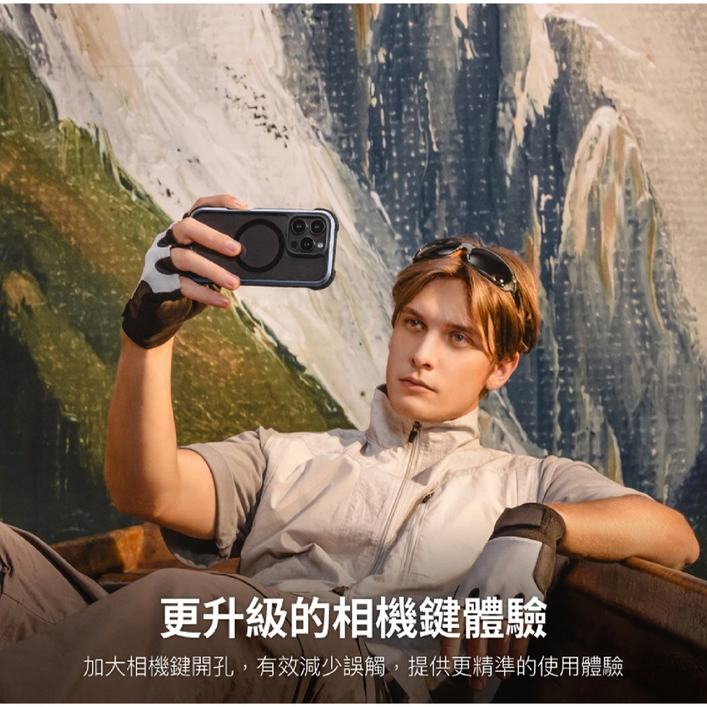 MAGEASY Odyssey Ｍ 支援 MagSafe 防摔殼 iPhone 16 Plus Pro Max-細節圖7