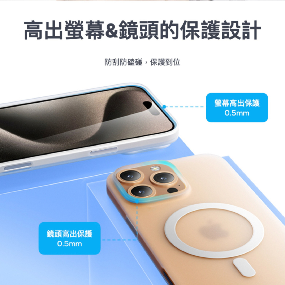 Momax 磁吸 超薄 MagSafe 手機殼 防摔殼 保護殼 iPhone 16 Plus Pro Max-細節圖8