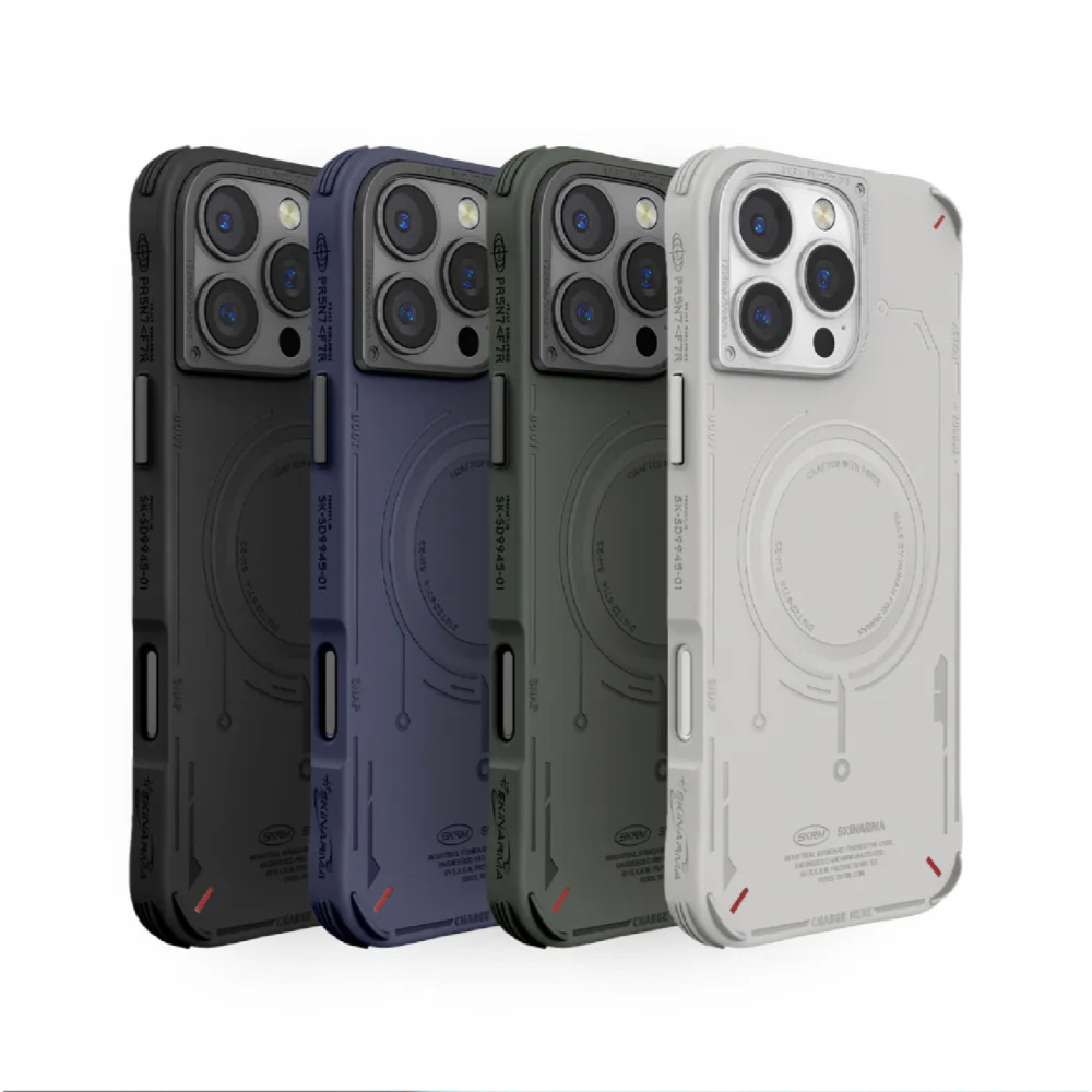 Skinarma Mecha 未來 元素 磁吸 防摔殼 手機殼 保護殼 iPhone 16 Pro Max-細節圖2