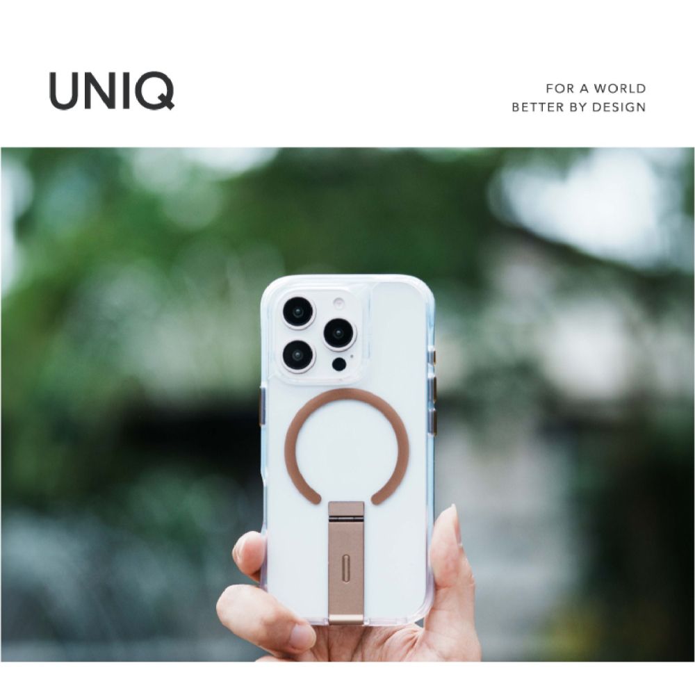 UNIQ Eleva 任意 調整 傾斜 支架 磁吸 防摔殼 保護殼 iPhone 16 Pro Max-細節圖3