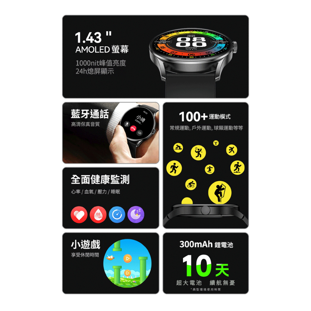 LARMI 樂米 青春版 智能 健康手錶 LITE 5-細節圖4