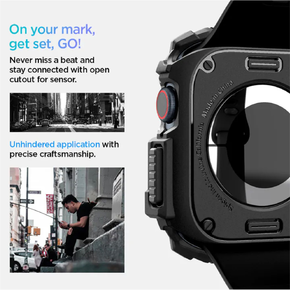 Spigen SGP Rugged Armor 手錶殼 防摔殼 保護殼 Apple Watch s10 42 mm-細節圖5