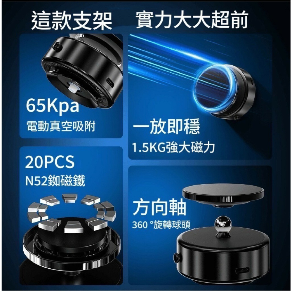 ONAIR 真空 磁吸 支架 手機架 吸附 適 iPhone 16 15 14 13 12 S24-細節圖10