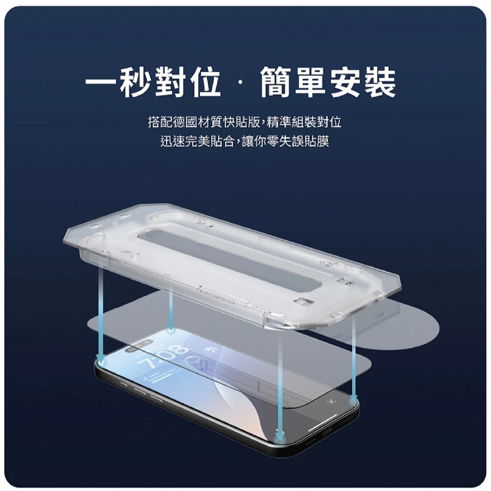 JTLEGEND 亮面 防窺 鋼化 玻璃貼 保護貼 iPhone 16 15 Plus Pro Max-細節圖5