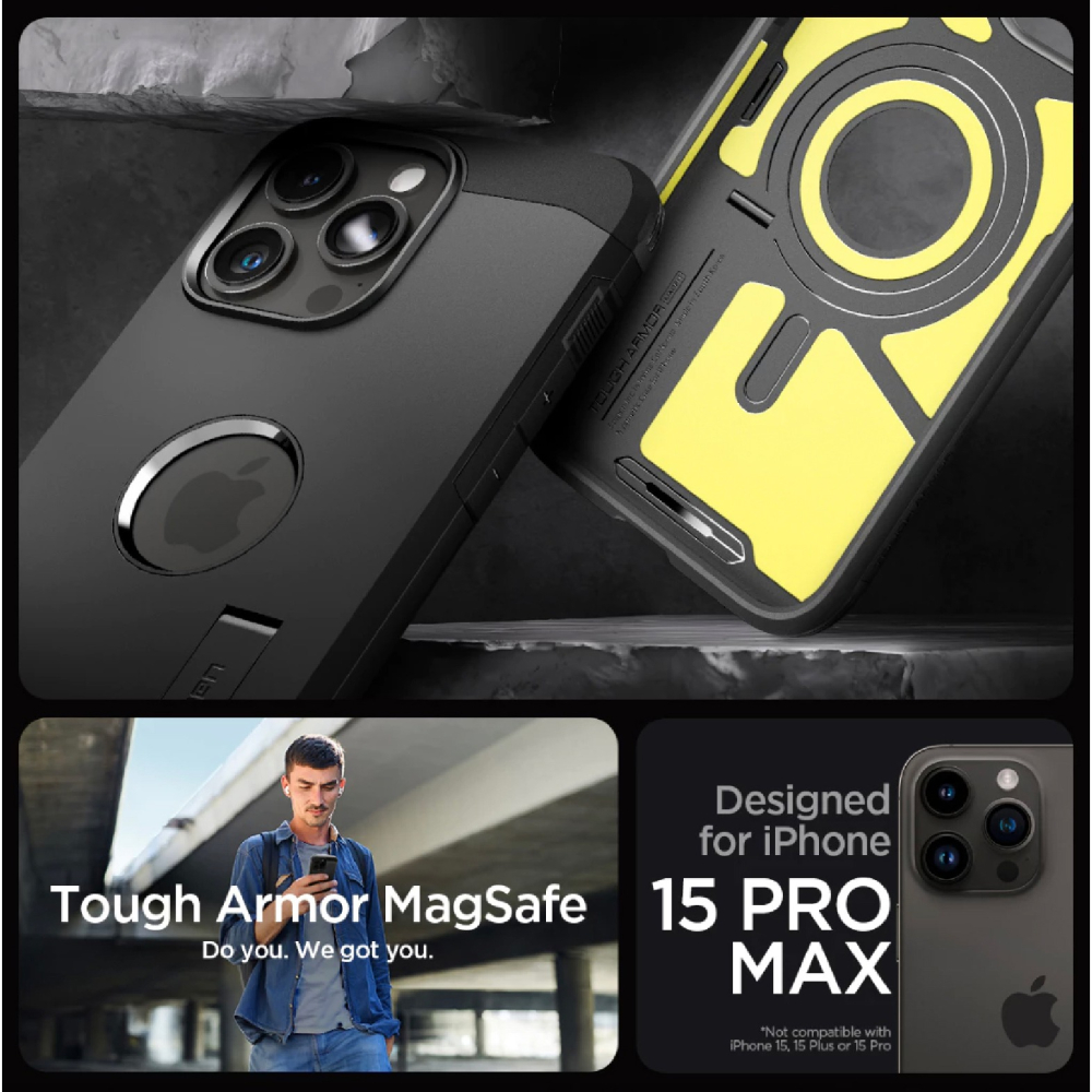 Spigen SGP Tough Armor Mag 磁吸 防摔殼 手機殼 iPhone 16 15 Pro Max-細節圖5