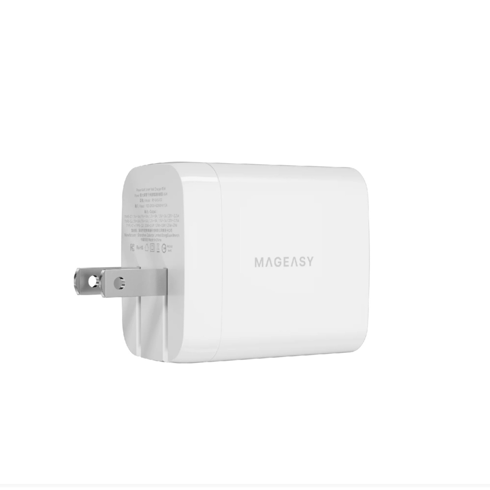 MAGEASY POWER 氮化鎵 45W 雙孔 快速 電源 供應器 充電器 iPhone 16 15 14 13-細節圖2