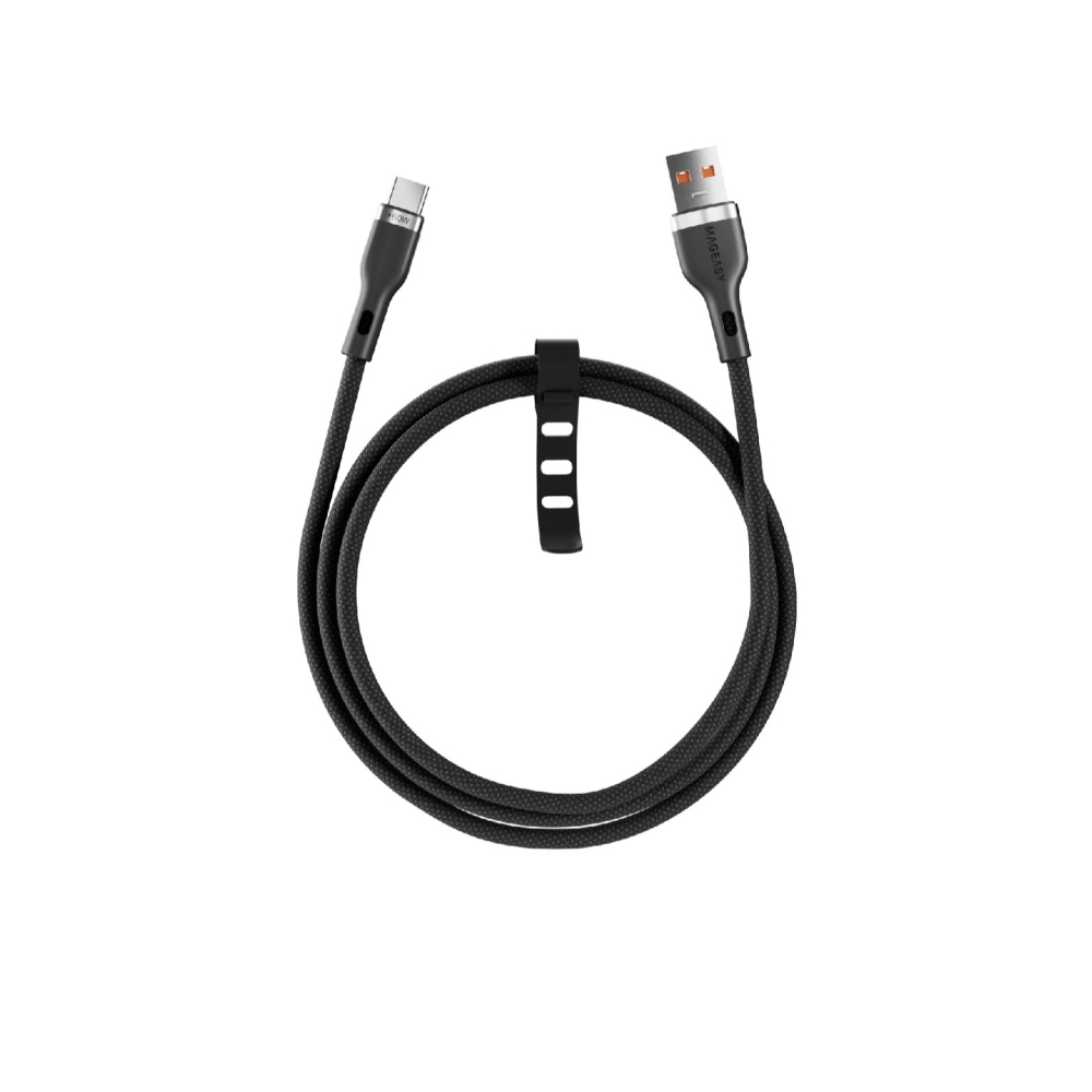 MAGEASY Wire USB A to C 快充 傳輸線 編織線 iPhone 16 15 S24-細節圖2