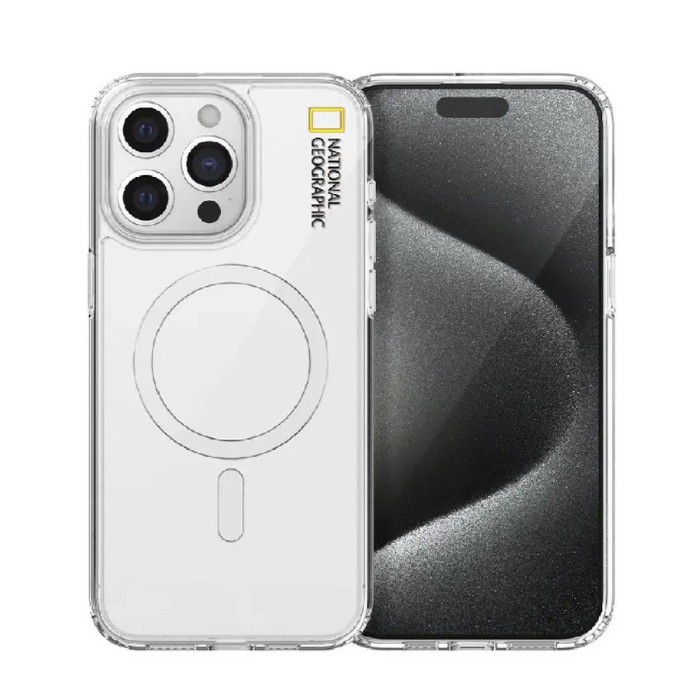 NatGeo 國家地理 Clear 透亮 防摔殼 保護殼 手機殼 適 iPhone 16 Pro Max-細節圖2