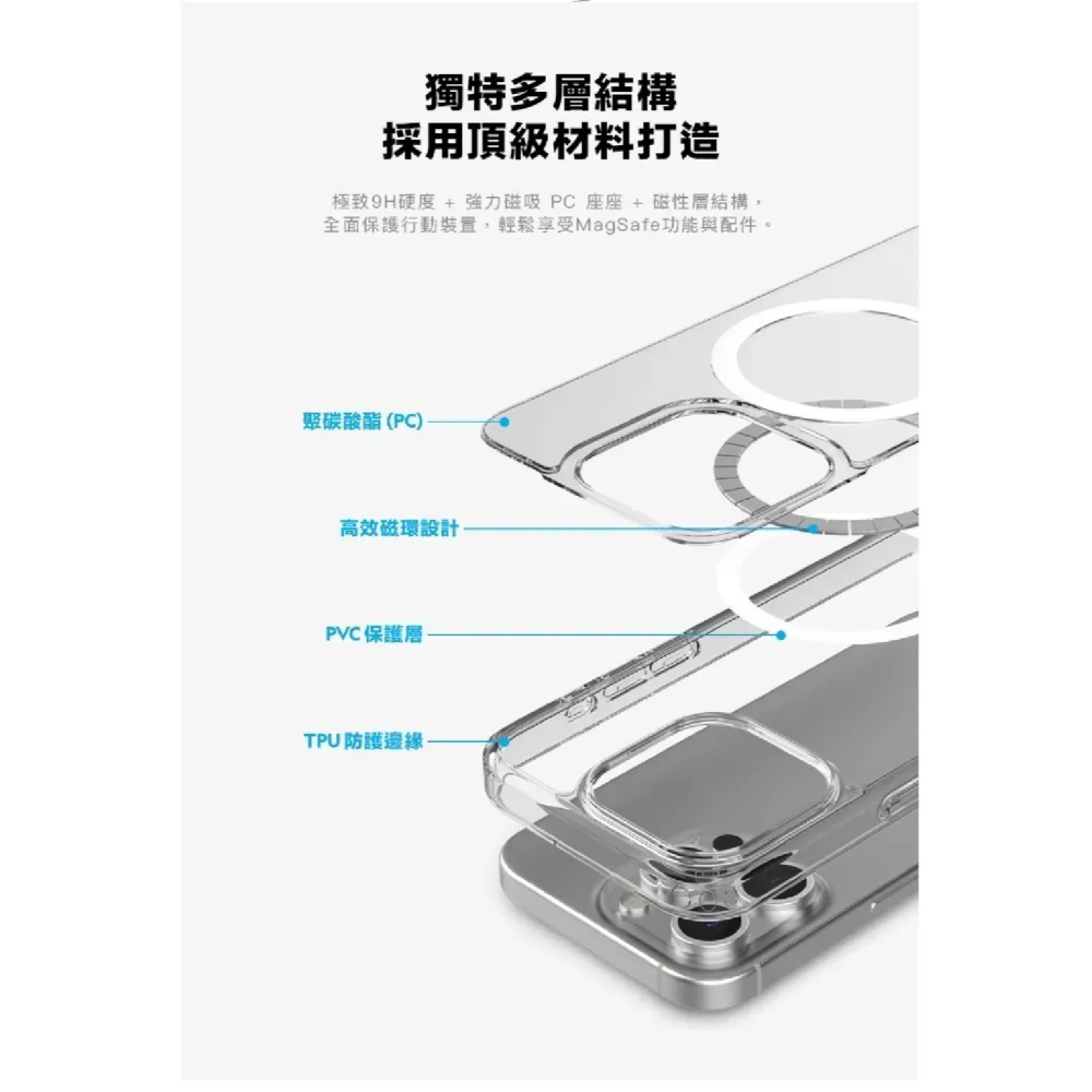 NatGeo 國家地理 Clear 透亮 防摔殼 保護殼 手機殼 適 iPhone 16 Pro Max-細節圖4