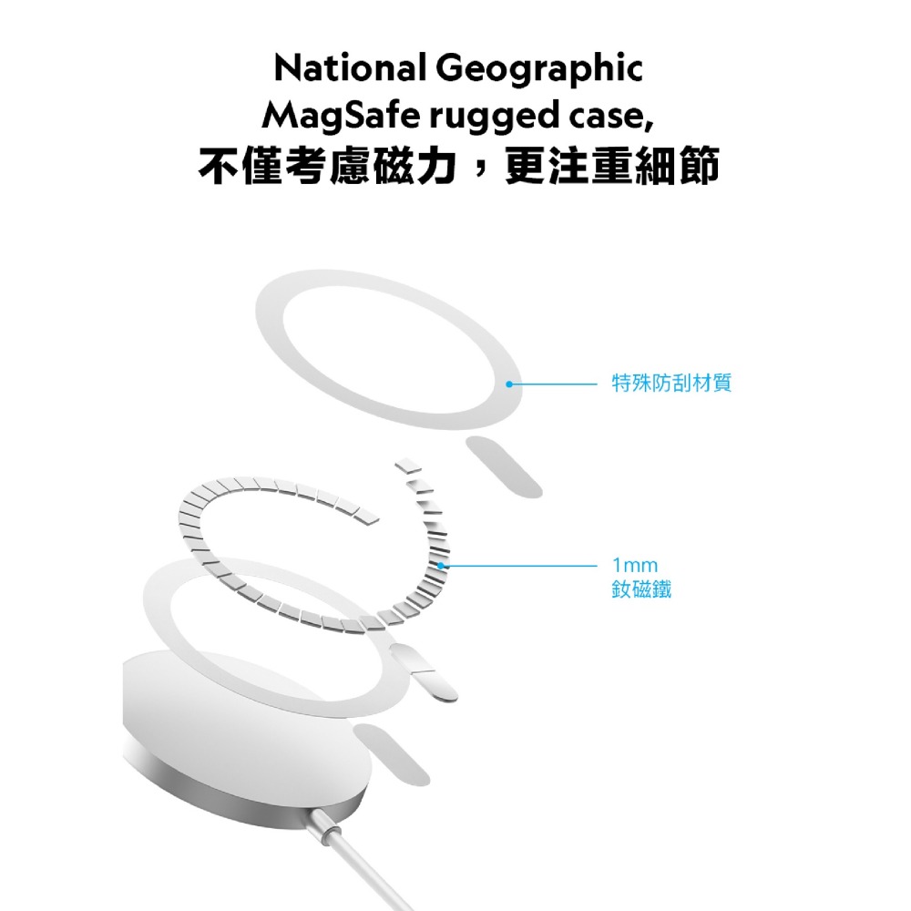 國家地理 印章系列 Magsafe 磁吸式 防摔殼 保護殼 手機殼 適 iPhone 16 Pro Max-細節圖6
