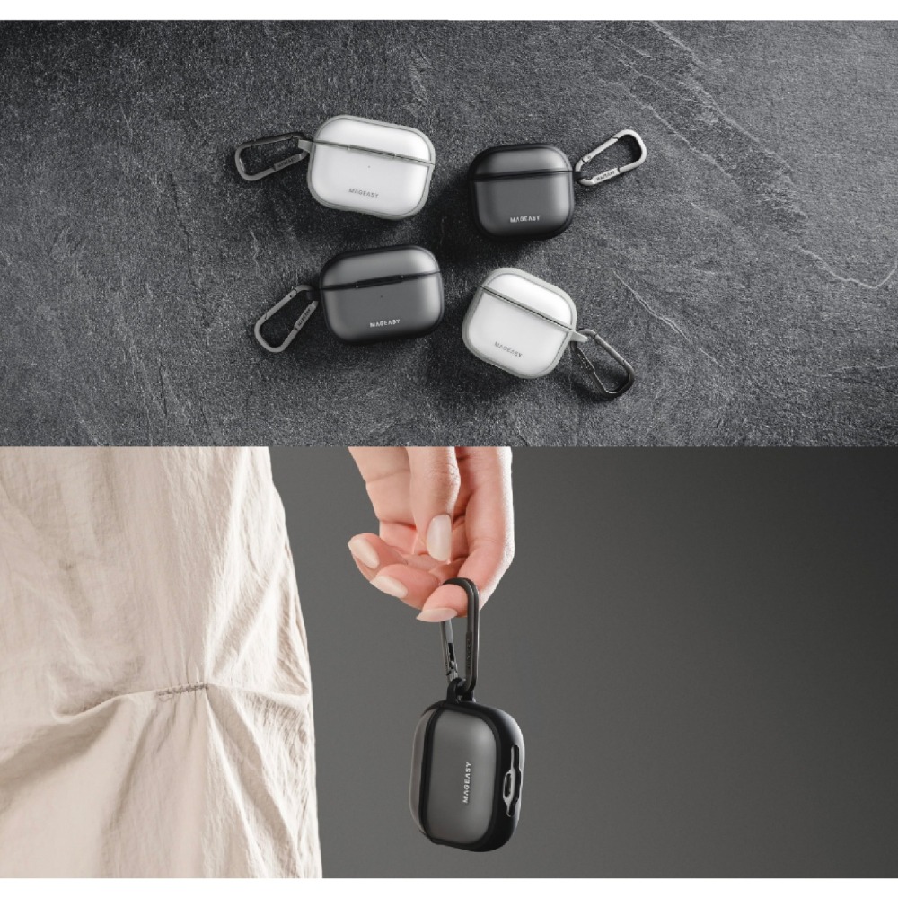 MAGEASY Roam 霧透 耳機殼 保護殼 防摔殼 適 AirPod 4 airpods4-細節圖6