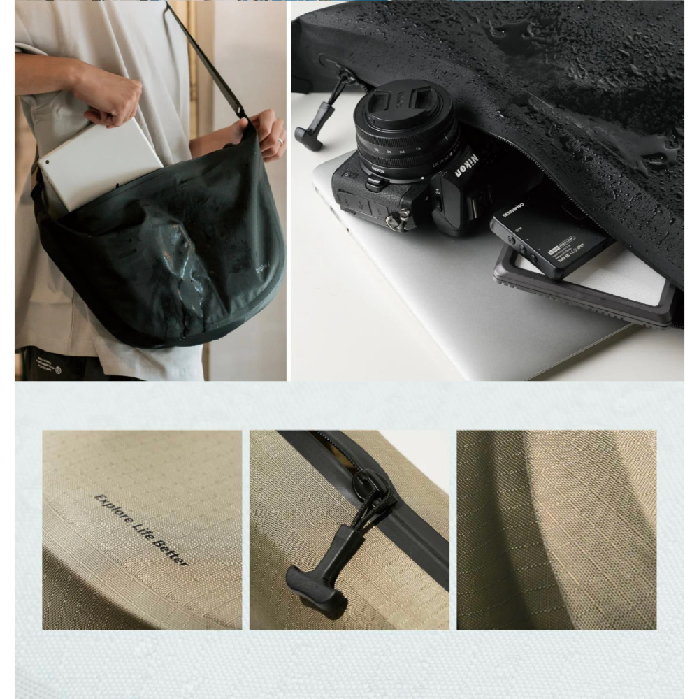 BitPlay AquaSeal 海馬包 防水包 胸前包 隨身包 側背包 半月包 水餃包 IPX7-細節圖8