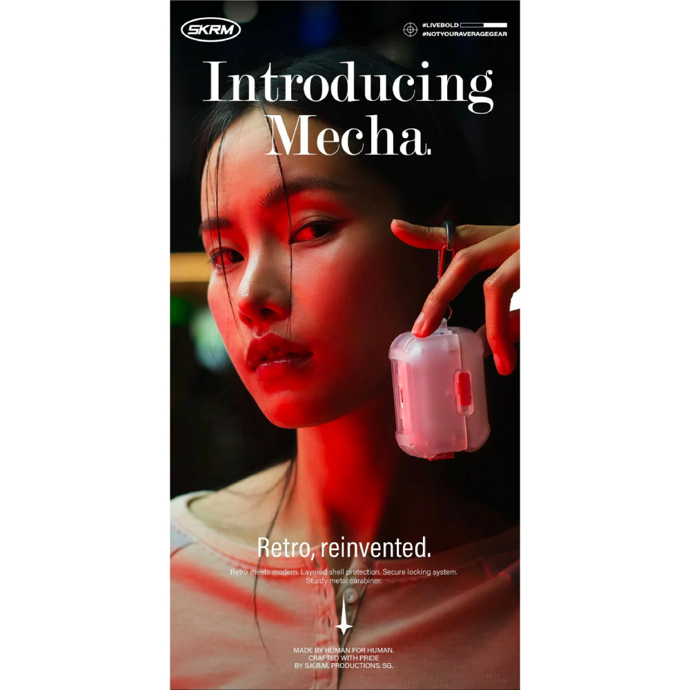 Skinarma Mecha 未來元素 耳機 保護套 保護殼 耳機殼 適 AirPods Pro 1 & 2-細節圖3